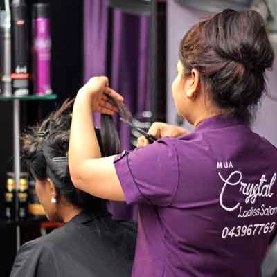 Hair Cut MUA Crystal Ladies Salon